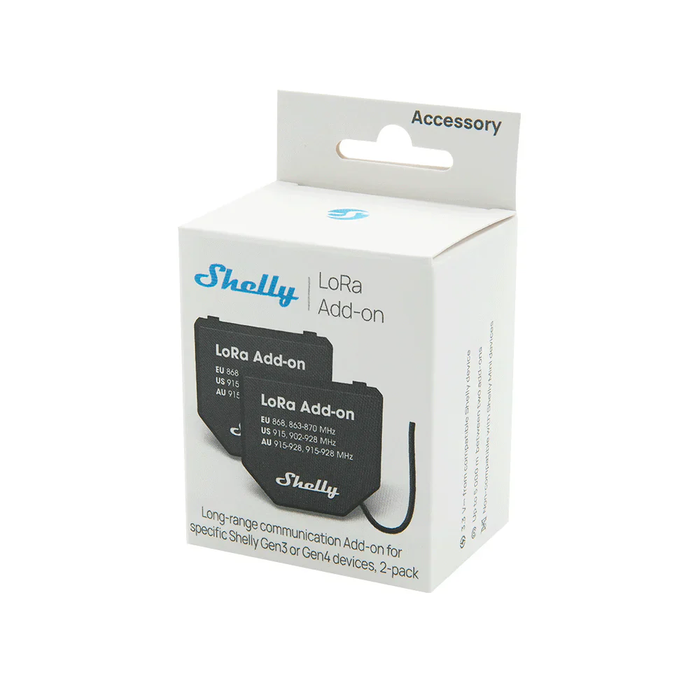 Shelly LoRa Add-on. Pack de 2