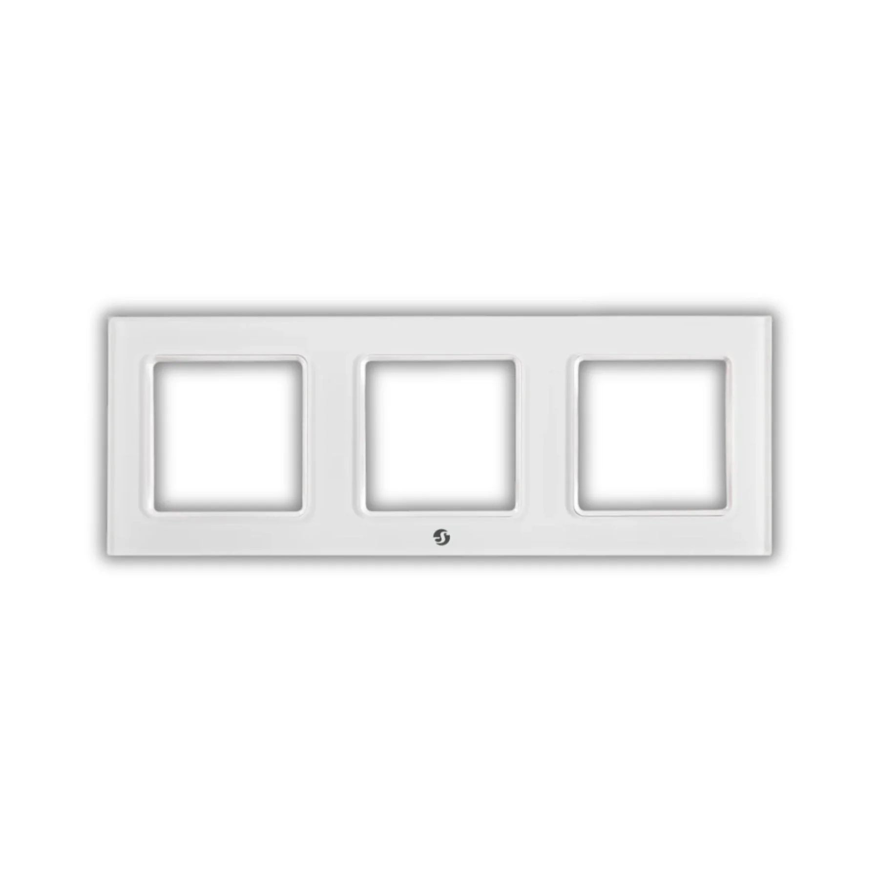 Shelly Marco Interruptor Pared 3 Botones. Blanco