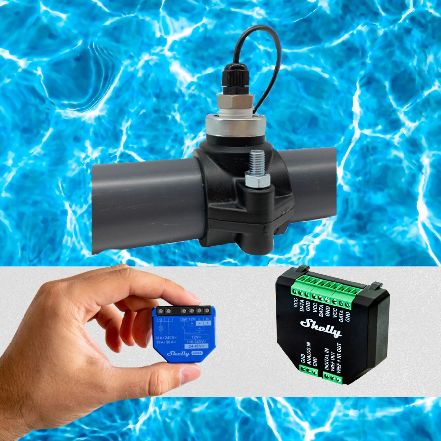 Pack Medidor de Temperatura para Piscina WiFi Gen3 63 mm - Image 3