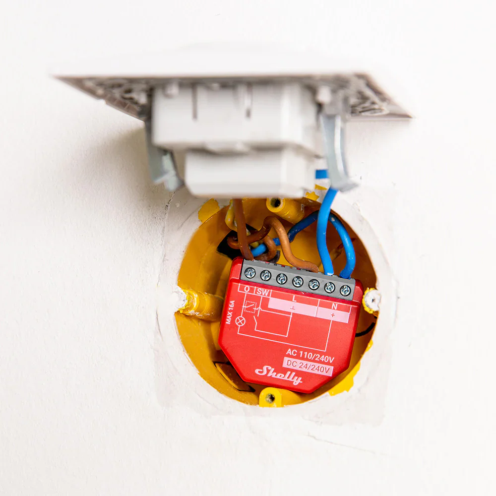 Shelly 1PM Gen4 — Relé WiFi+Zigbee+Matter 1 Canal con Medidor 16A - Image 3