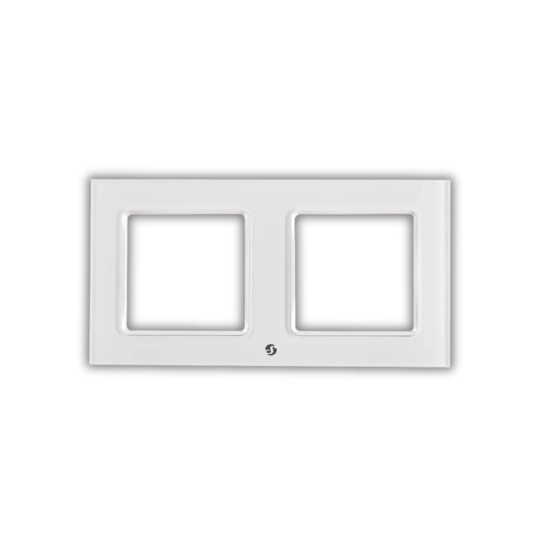Shelly Marco Interruptor Pared 2 Botones. Blanco