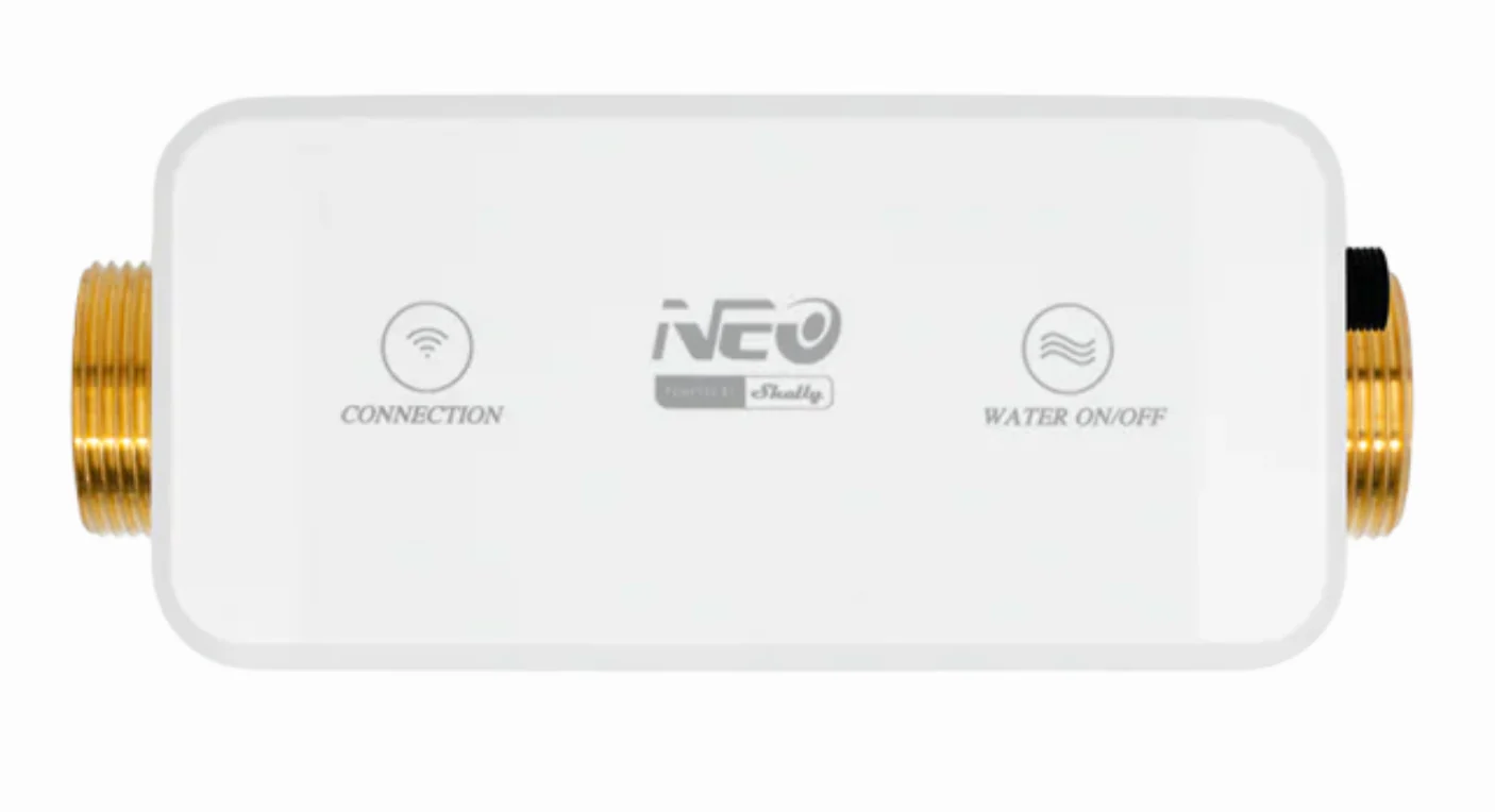 Shelly Neo Smart Water Valve - Válvula de Agua Inteligente