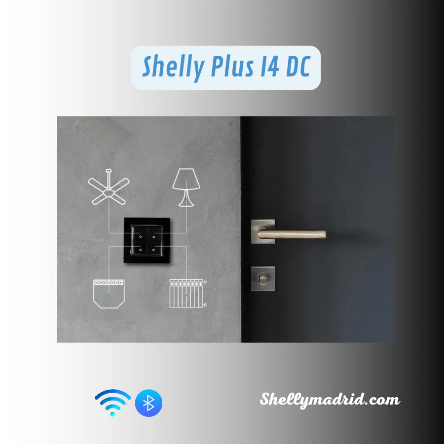 Shelly Plus I4 DC — Controlador WiFi de 4 Entradas en Corriente Continua - Image 4