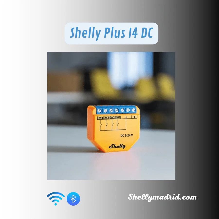 Shelly Plus I4 DC — Controlador WiFi de 4 Entradas en Corriente Continua - Image 6