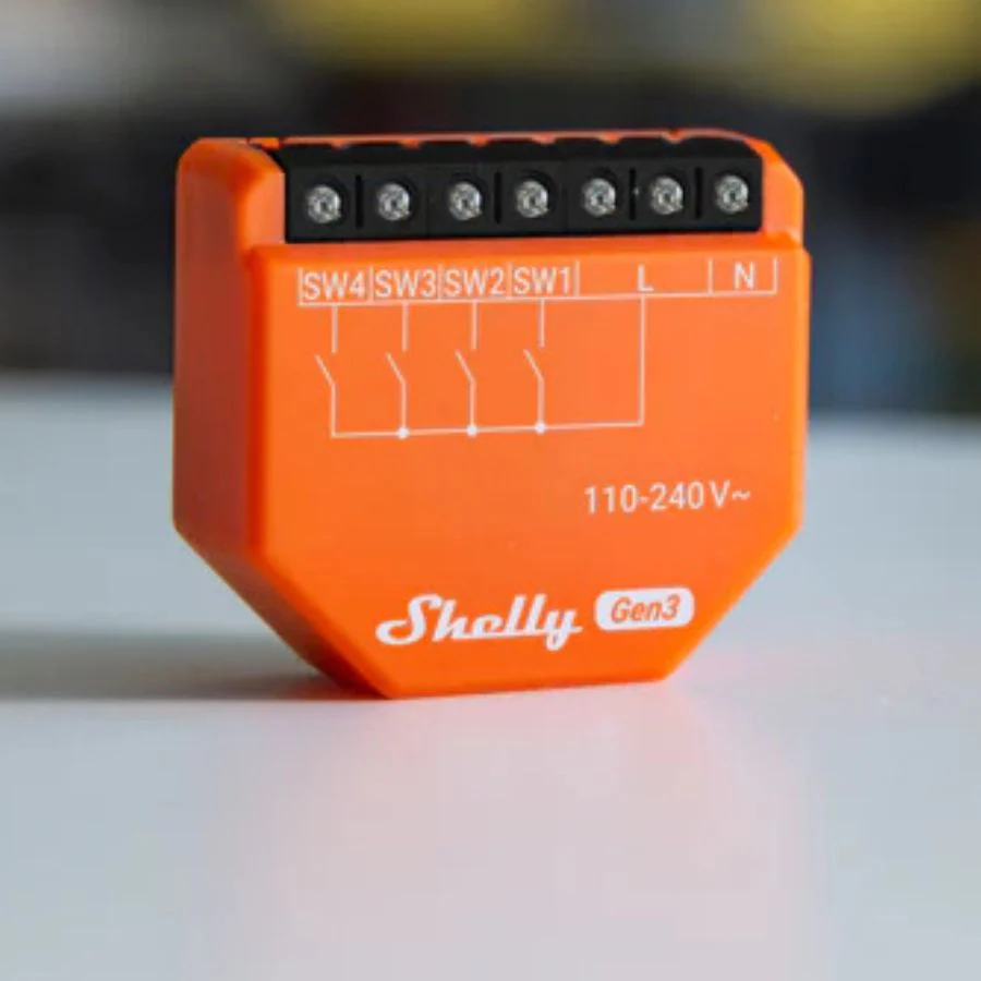 Shelly I4 Gen3 — Controlador de 4 Entradas WiFi Gen3 - Image 3