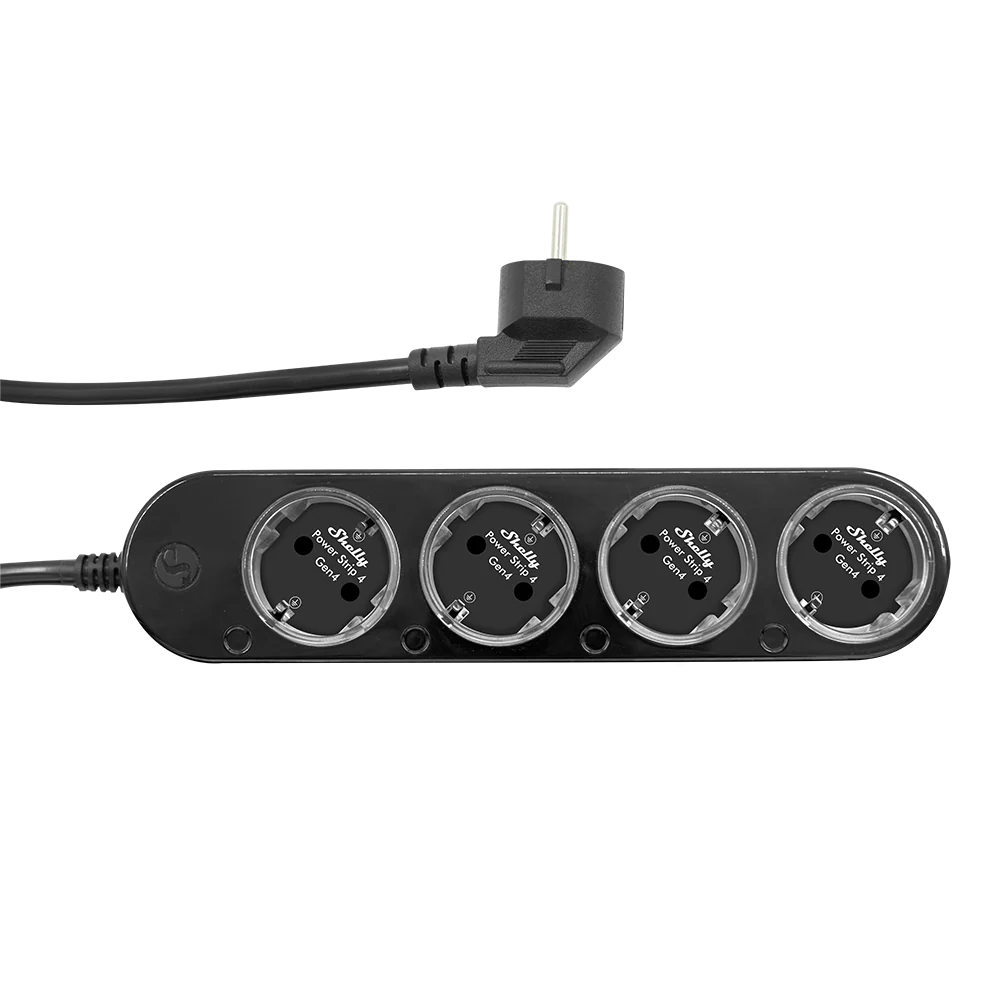 Shelly Power Strip 4 Gen4 Negra — Regleta Inteligente WiFi con Matter - Image 7