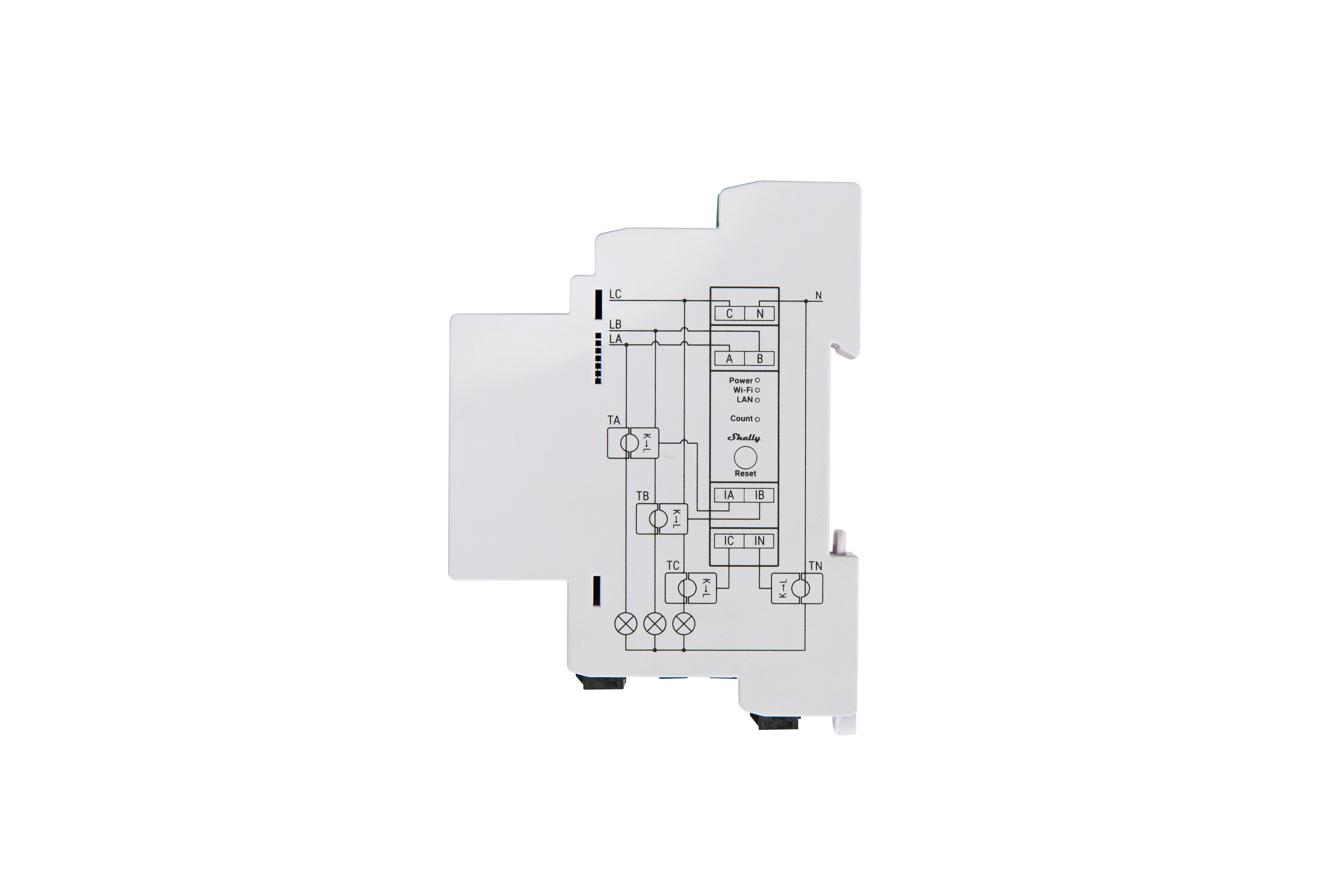 Shelly Pro 3EM 120A — Contador Trifásico con WiFi y Ethernet - Image 4